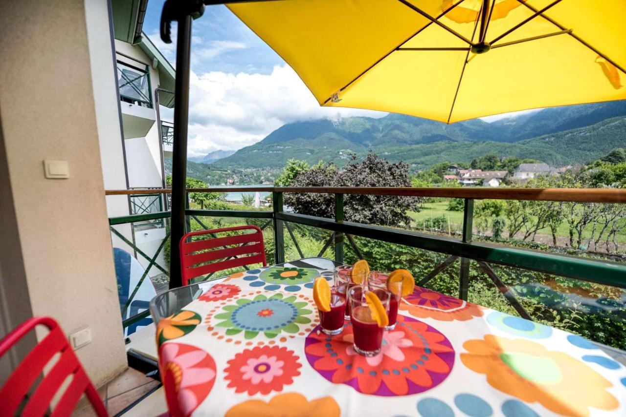 Ferienwohnung La Carte Postale Duingt Exterior foto